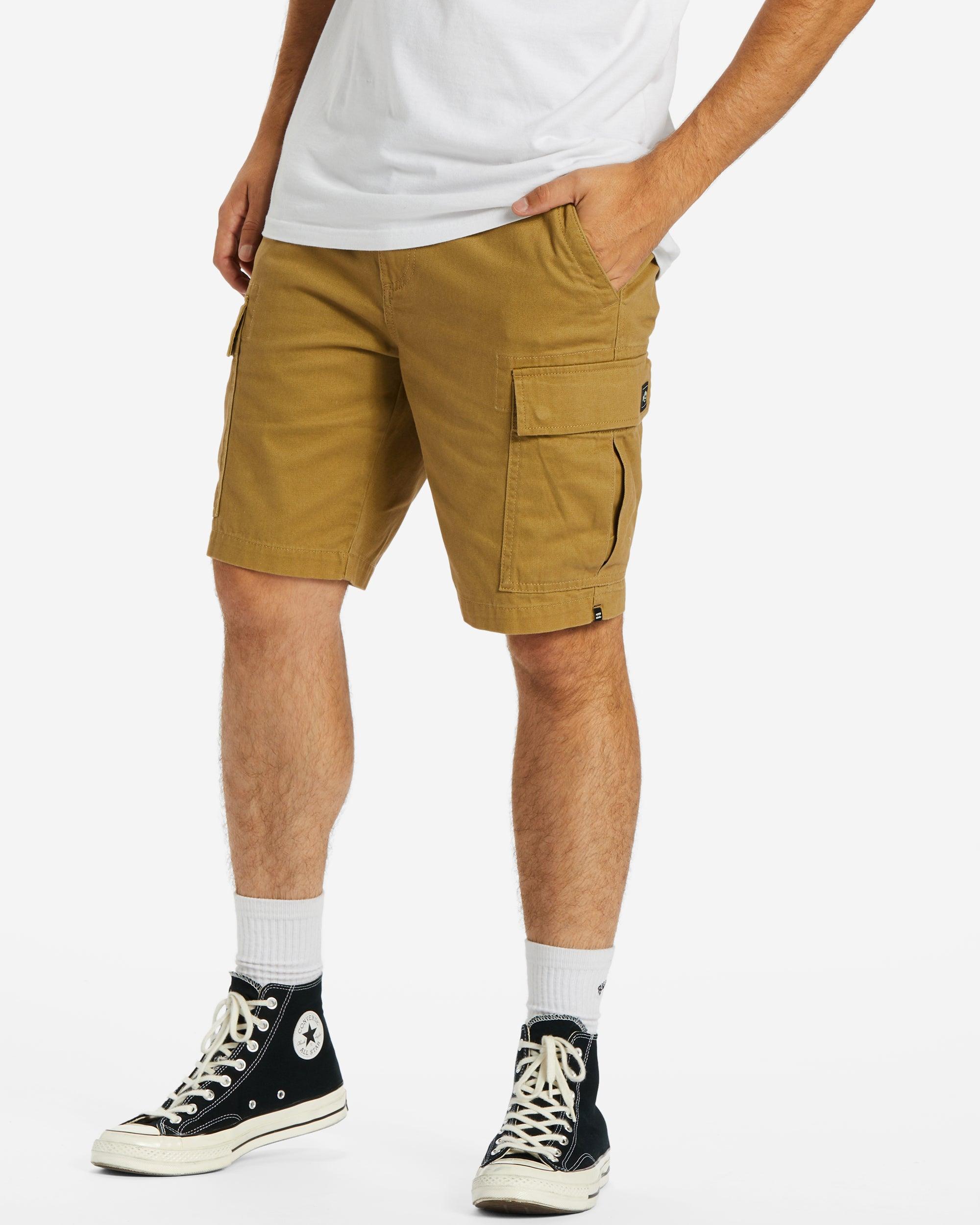 Combat Cargo 21" Shorts - Light Khaki Male Product Image