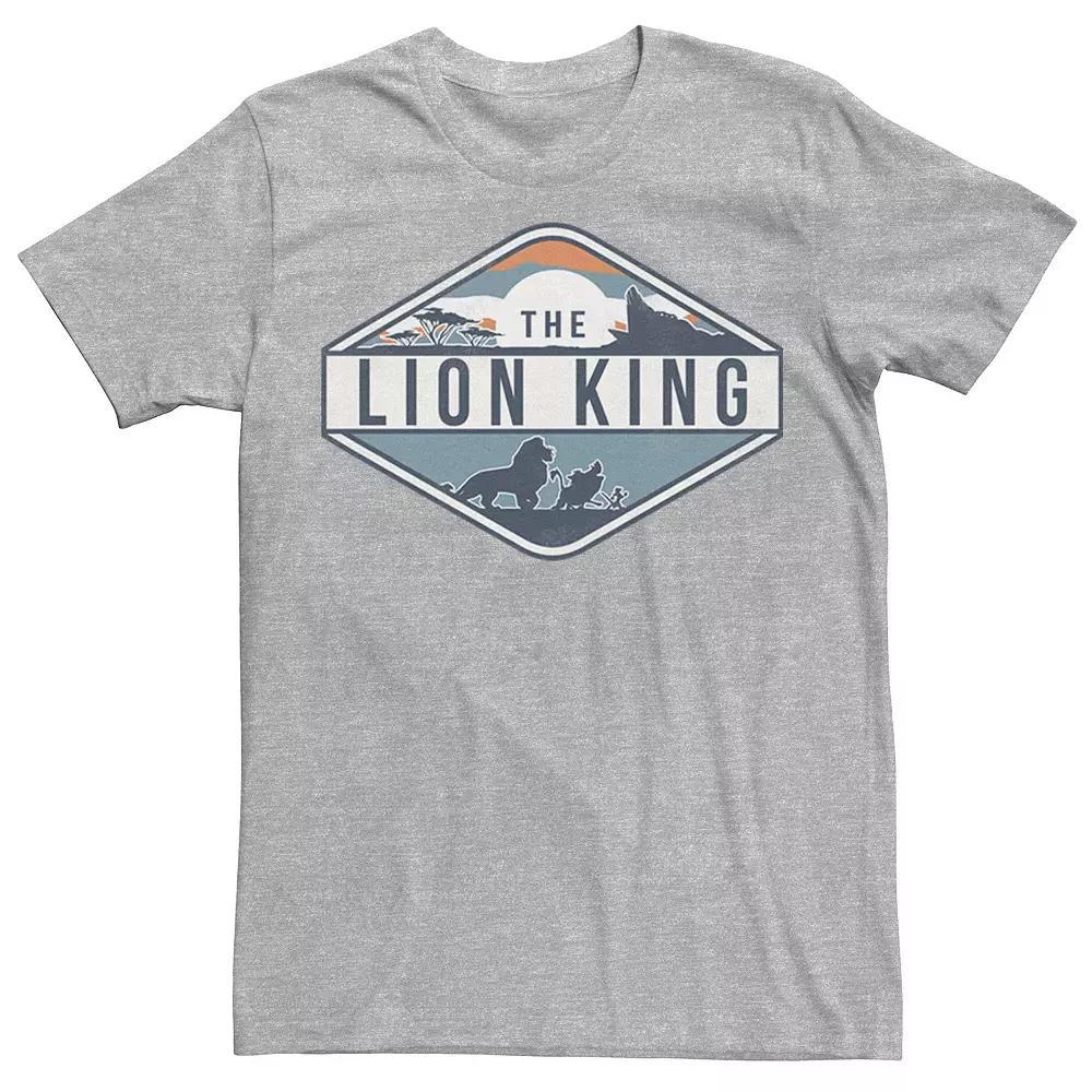 Disney's The Lion King Desert Colorful Men's Tee, Size: XL, Athletic Grey Product Image