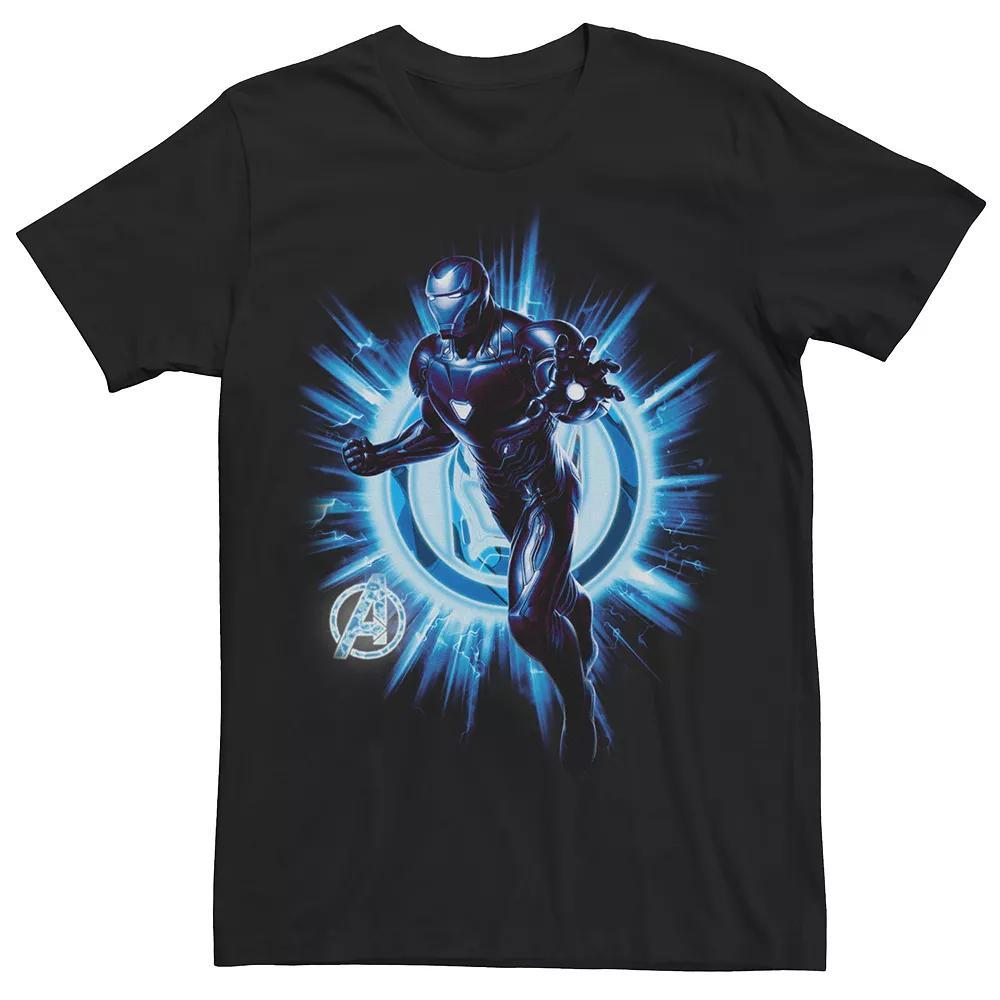 Boys 8-20 Marvel Avengers Endgame Iron Man Burst Graphic Tee, Boy's, Size: Large, Black Product Image
