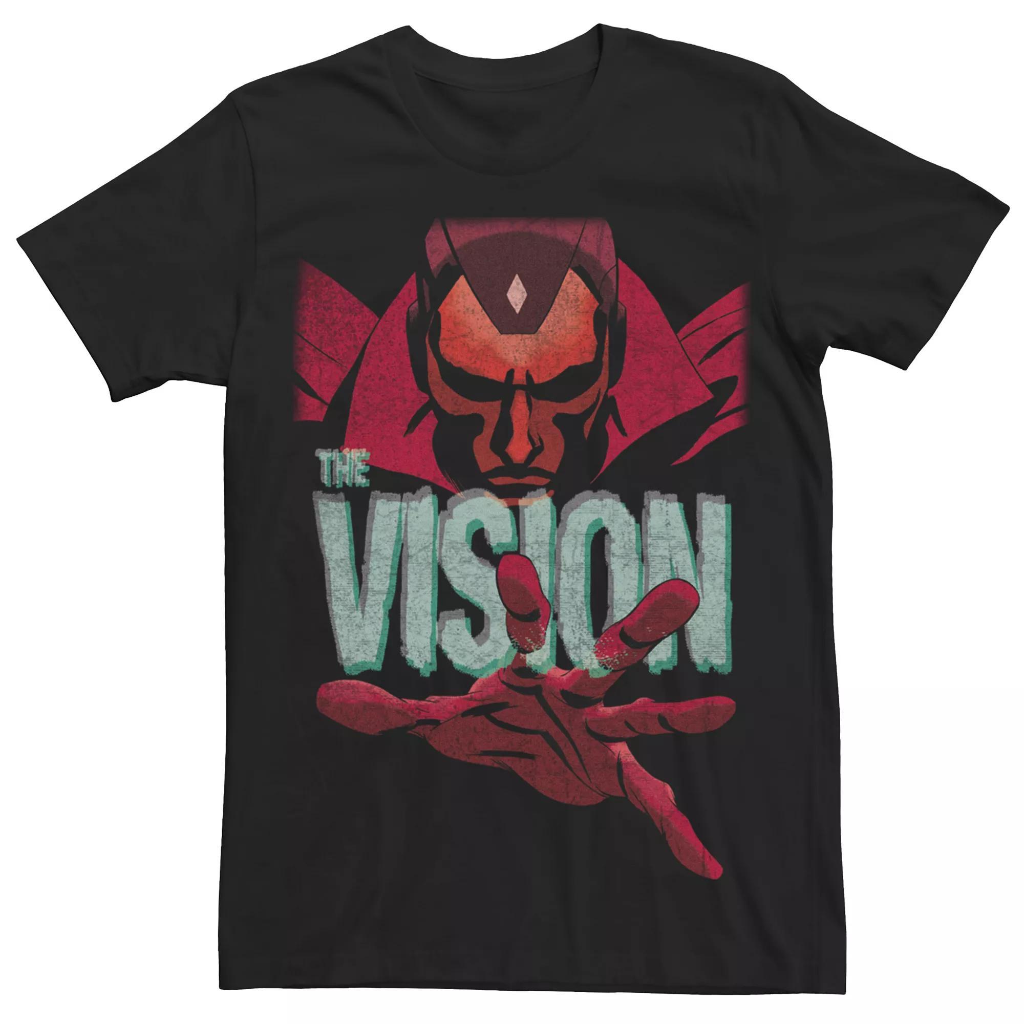 Men's Marvel Universe Vision Graphic Tee, Size: XL, Black Product Image