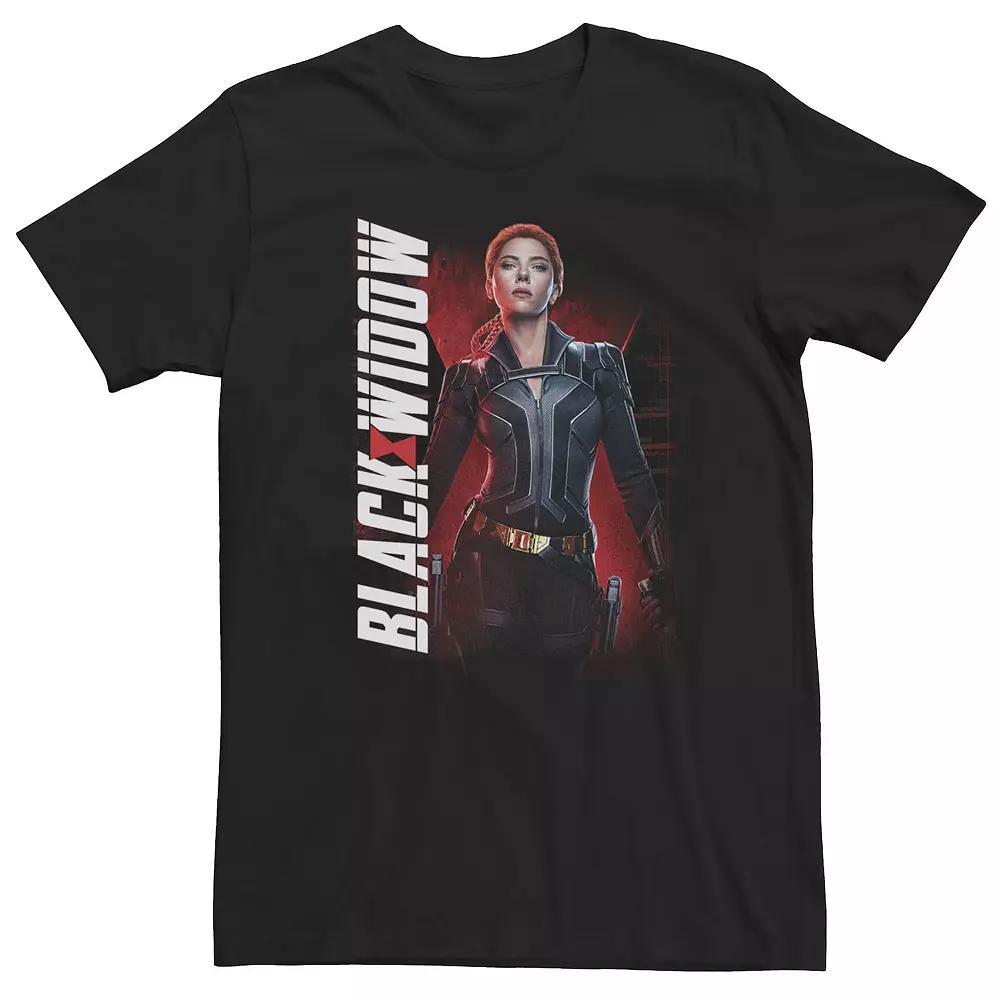 Big & Tall Marvel Black Widow Character Portrait Tee, Men's, Size: 4XL Product Image