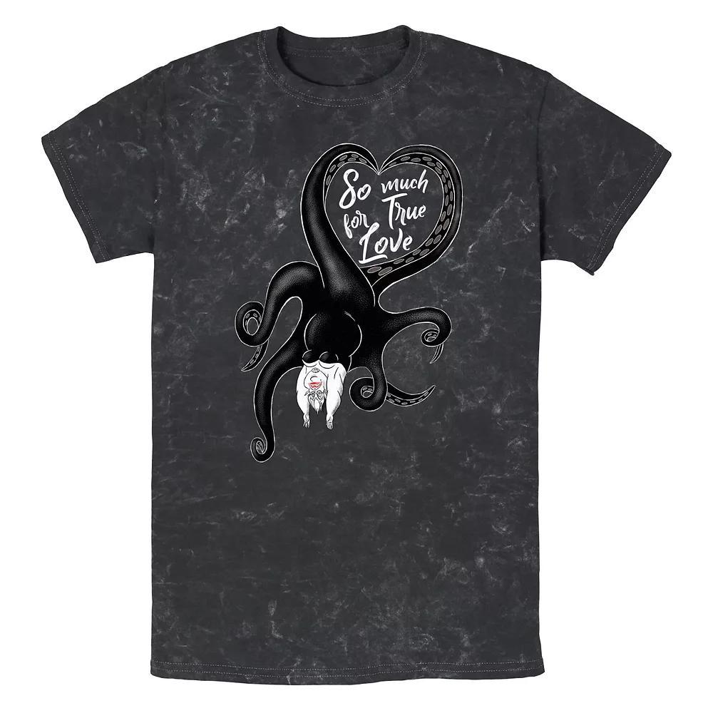 Disney Villains The Little Mermaid Ursula So Much For True Love Men's Graphic Tee, Size: Medium, Black Product Image