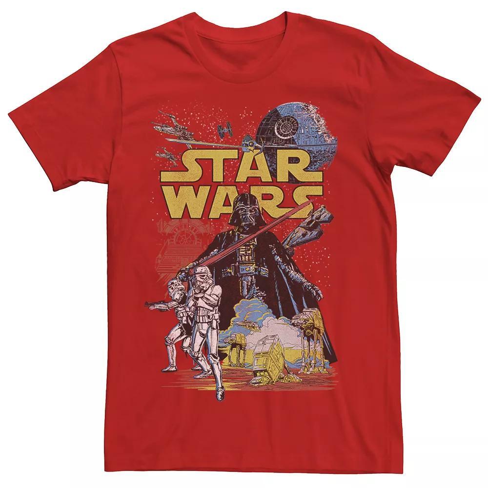 Men's Star Wars Rebel Classic Poster Graphic Tee, Size: Large, Navy Grey Product Image
