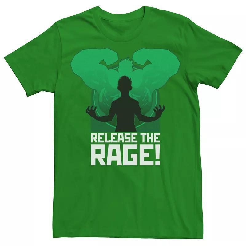 Men's Marvel The Incredible Hulk "Release the Rage" Graphic Tee, Size: XXL, Kelly Product Image