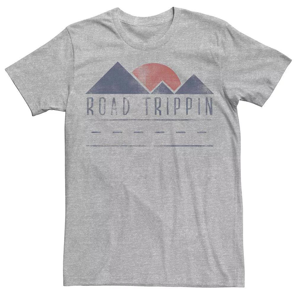 Mens Road Trippin Graphic Tee Athletic Grey Product Image