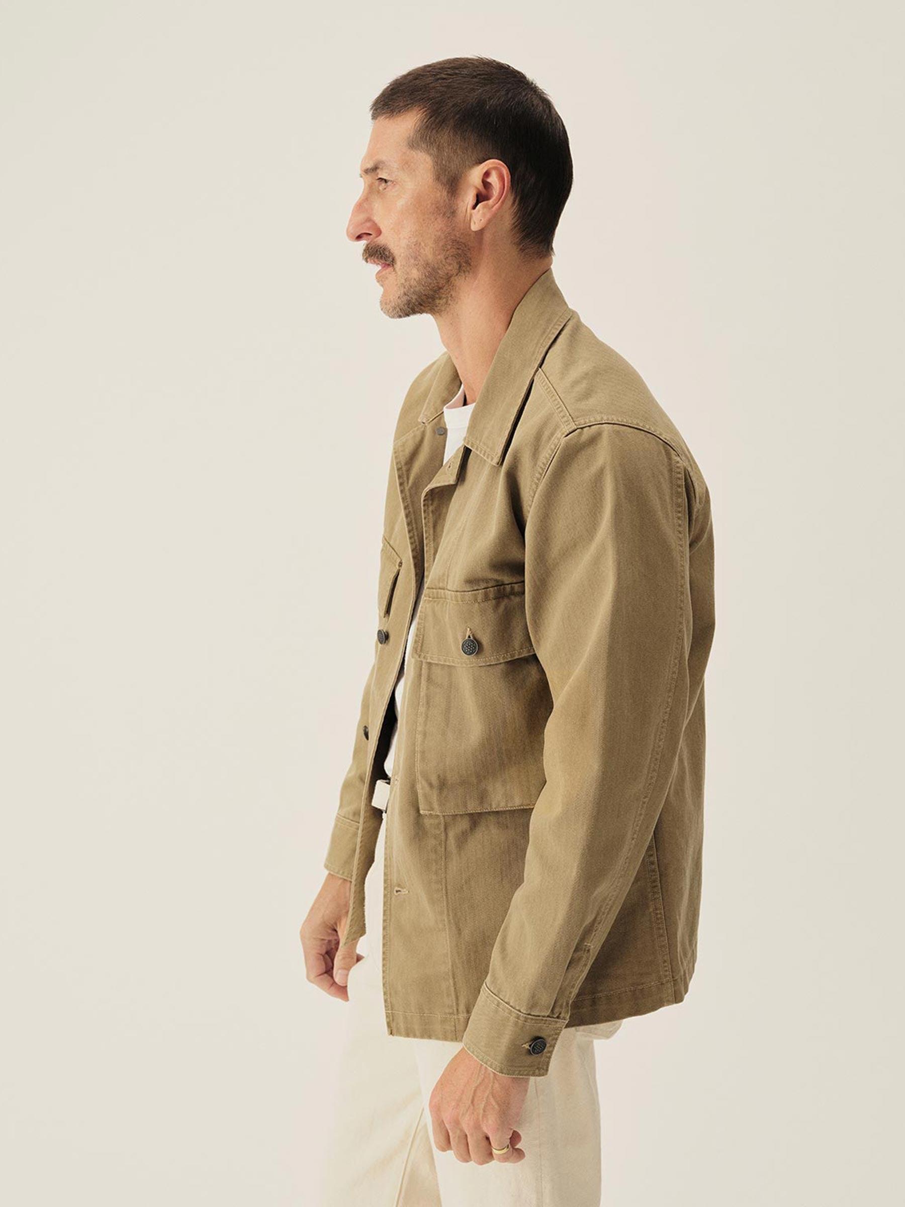 Marshland Omaha Flyweight HBT P-43 Fatigue Jacket Product Image