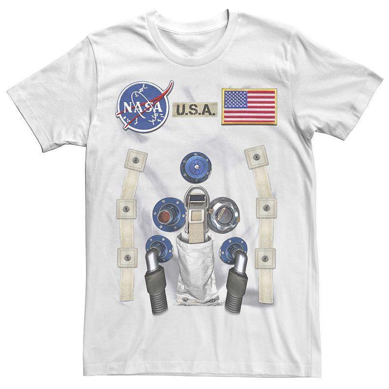 Men's NASA Astronaut Suit Costume Tee, Size: Medium, White Product Image