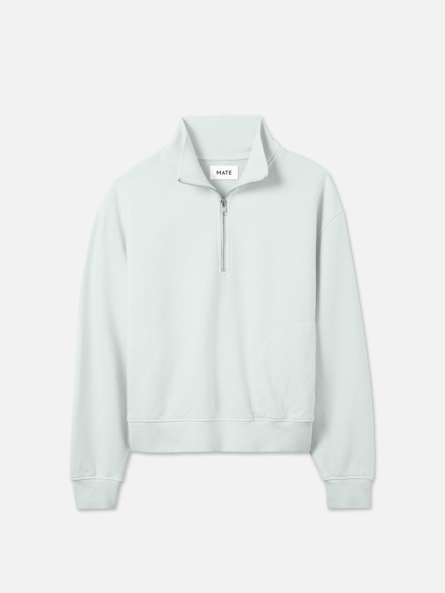 Organic Fleece Quarter Zip Sweatshirt Female Product Image