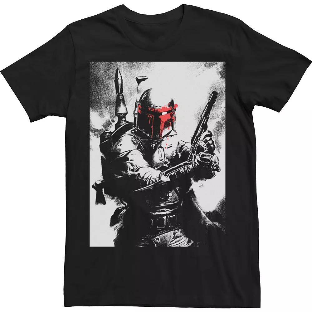 Big & Tall Star Wars Bubba Fatt Vintage Poster Tee, Men's, Size: 5XL, Black Product Image