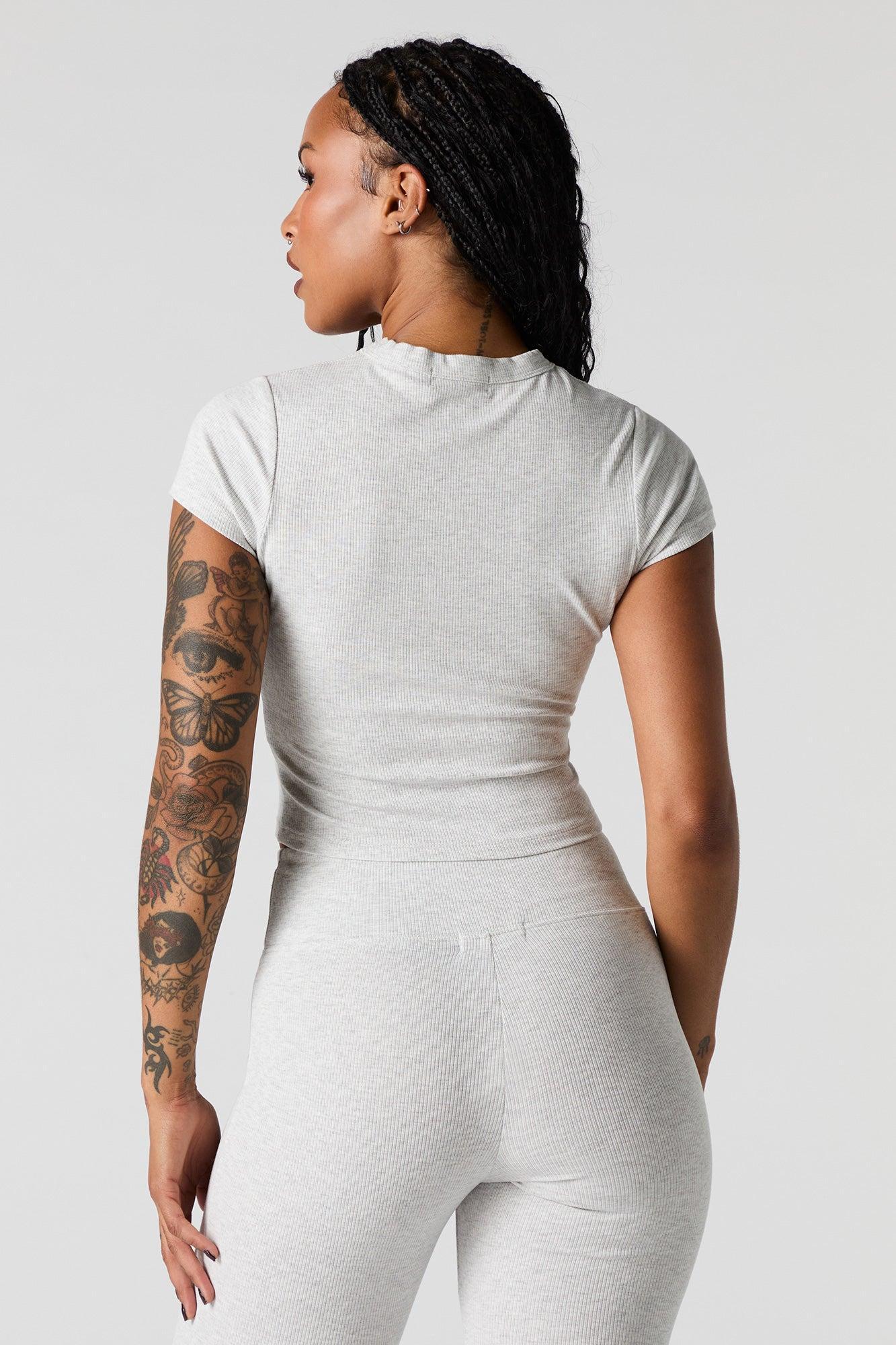 Active Soft Ribbed T-Shirt Female Product Image
