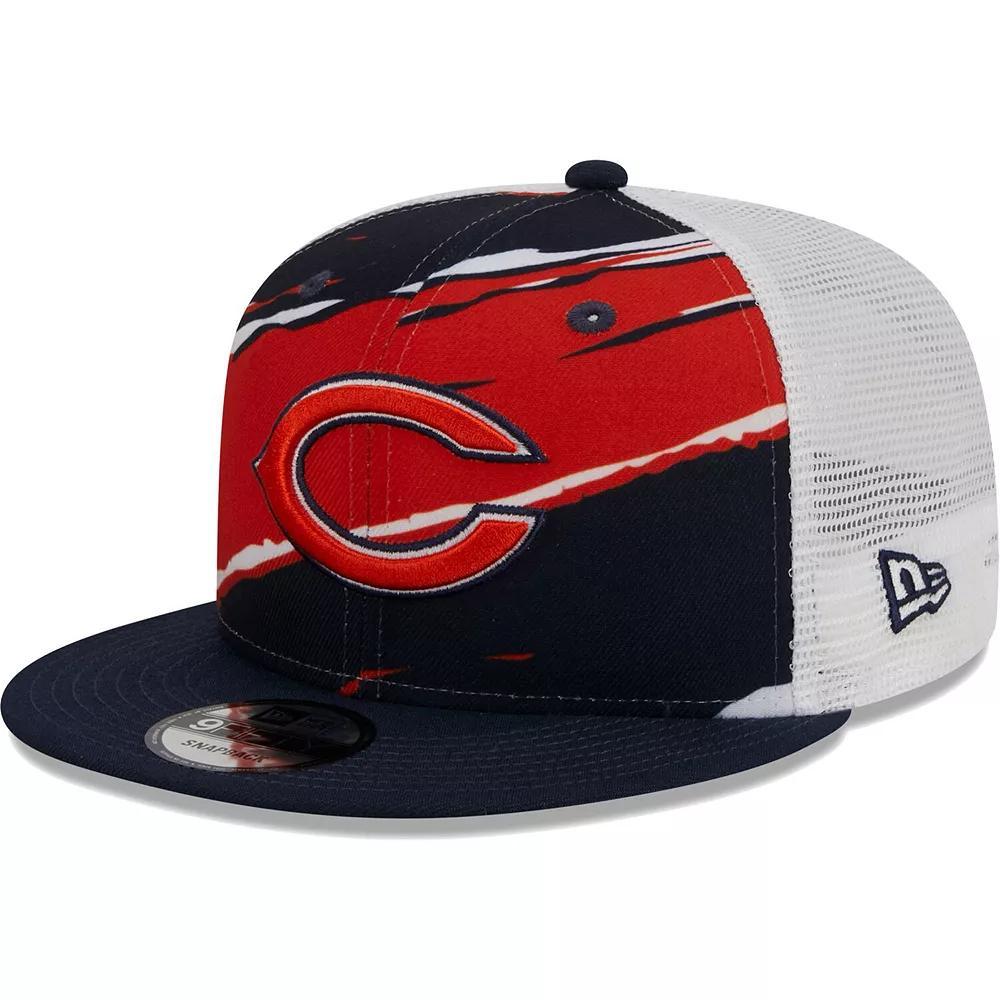 Men's New Era Navy Chicago Bears  Tear Trucker 9FIFTY Snapback Hat, Blue Product Image