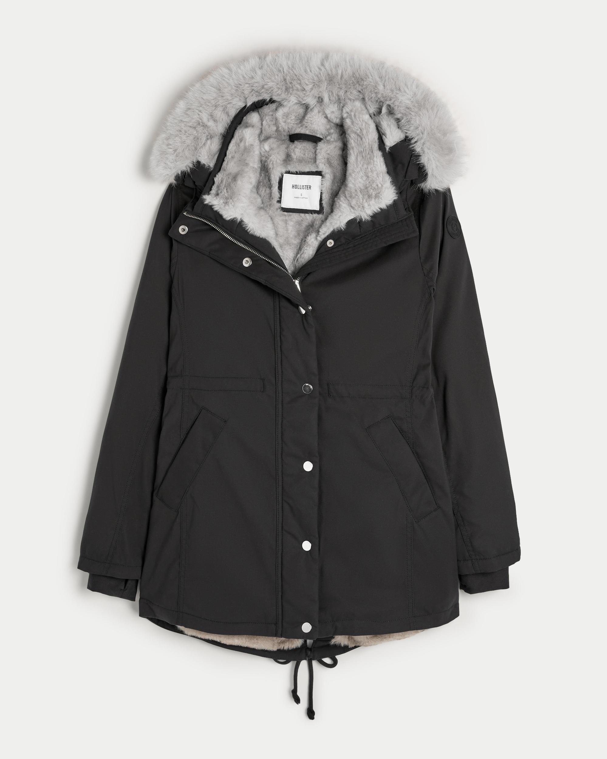 Faux Fur-Lined Parka Product Image