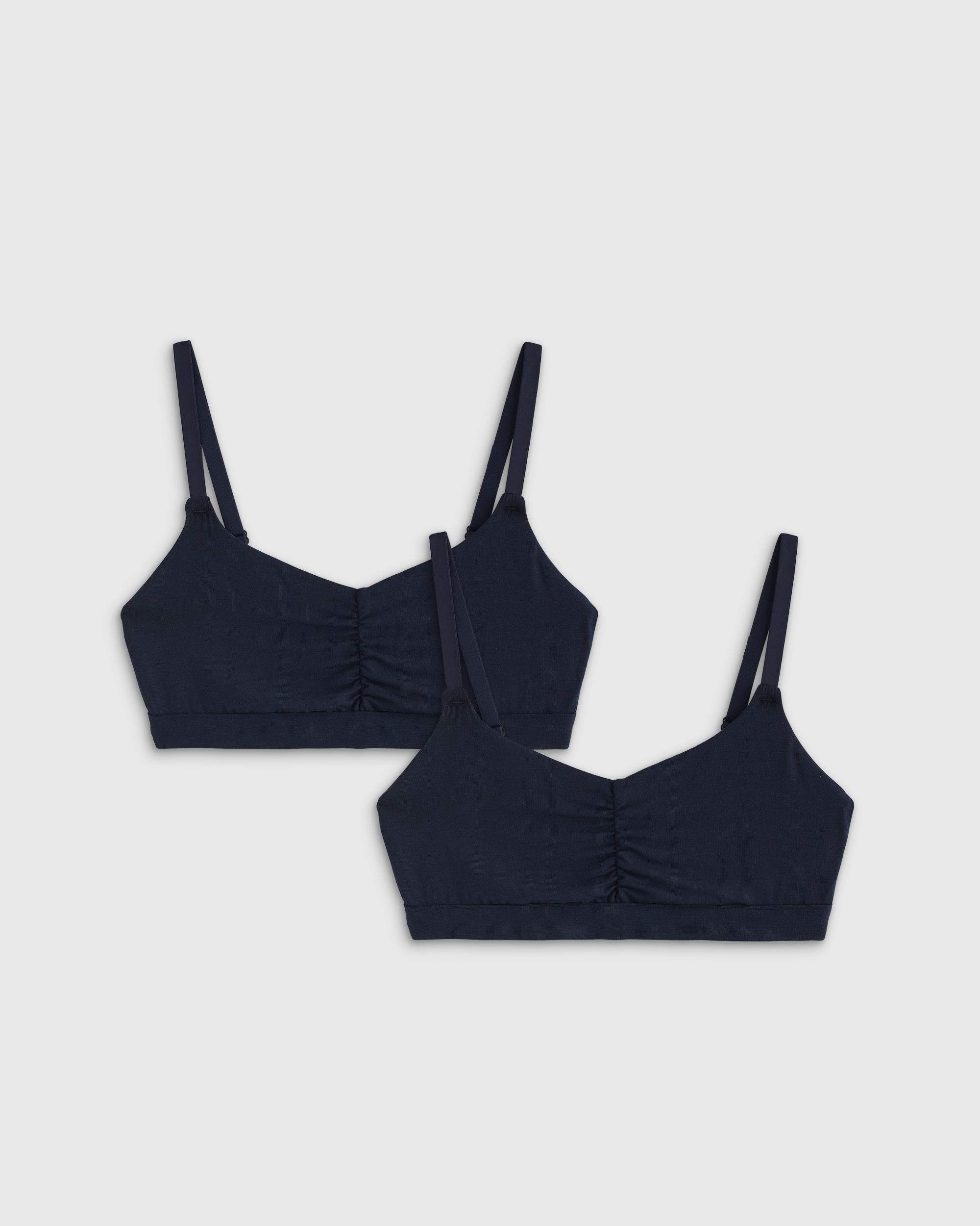 Quince | Women's Micromodal Ruched Bralette Product Image