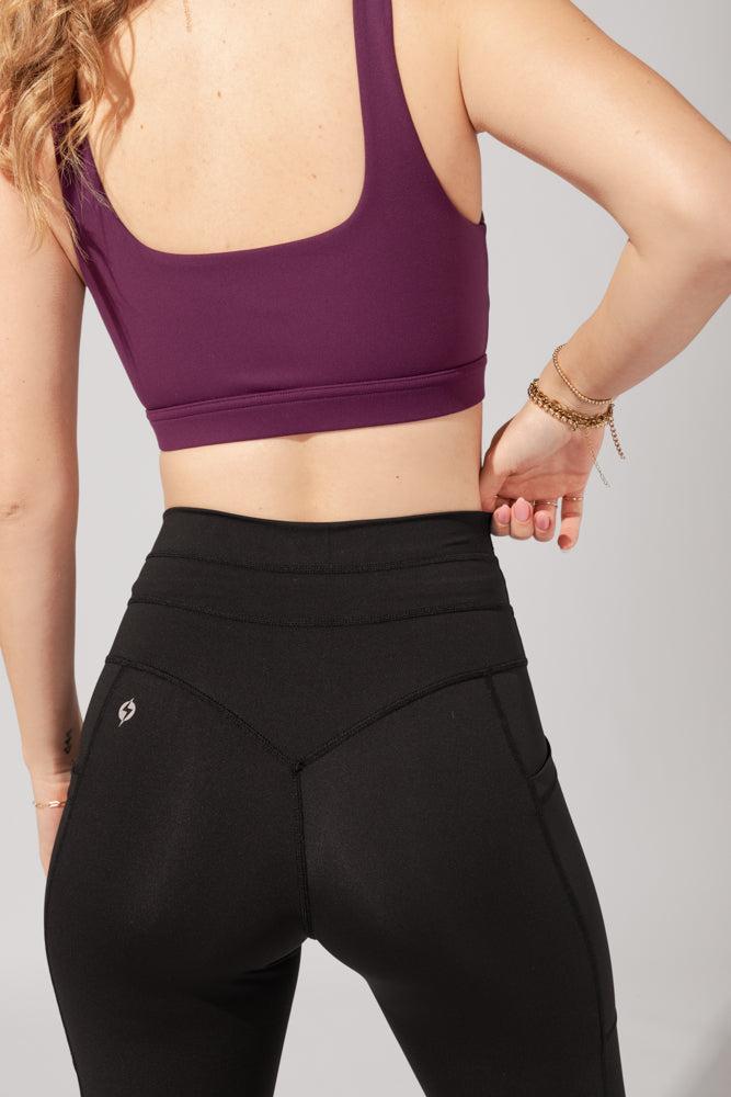Cargo Legging with Pockets - Black Product Image
