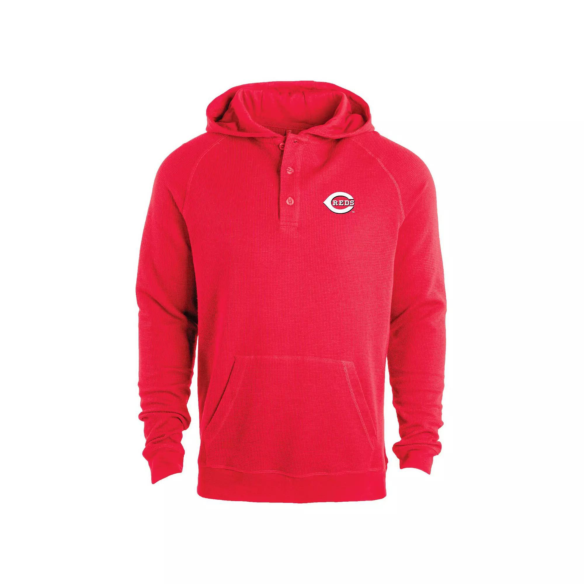 Men's Dunbrooke  Red Cincinnati Reds Montana Lightweight Raglan Pullover Hoodie, Size: Small, Red Red Product Image