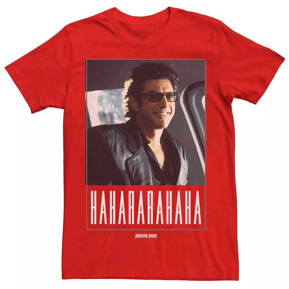 Men's Jurassic Park Ian Malcolm Hahararahaha Tee, Size: Small, Blue Product Image