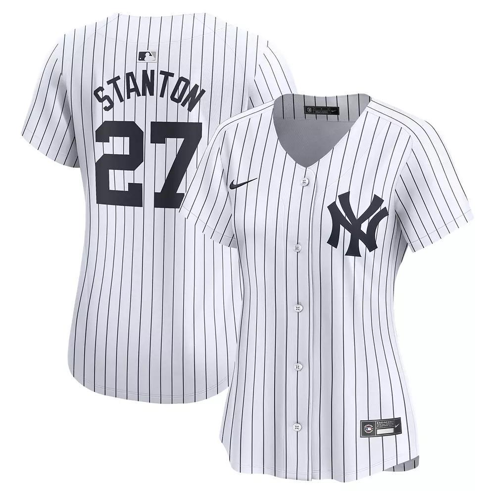 Women's Nike Giancarlo Stanton White New York Yankees Home Limited Player Jersey, Size: 2XL Product Image