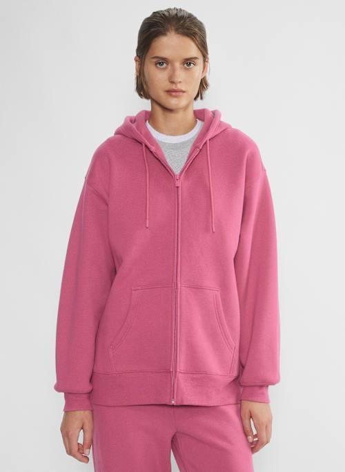 Baggy Cinch Zip-Up Hoodie Product Image