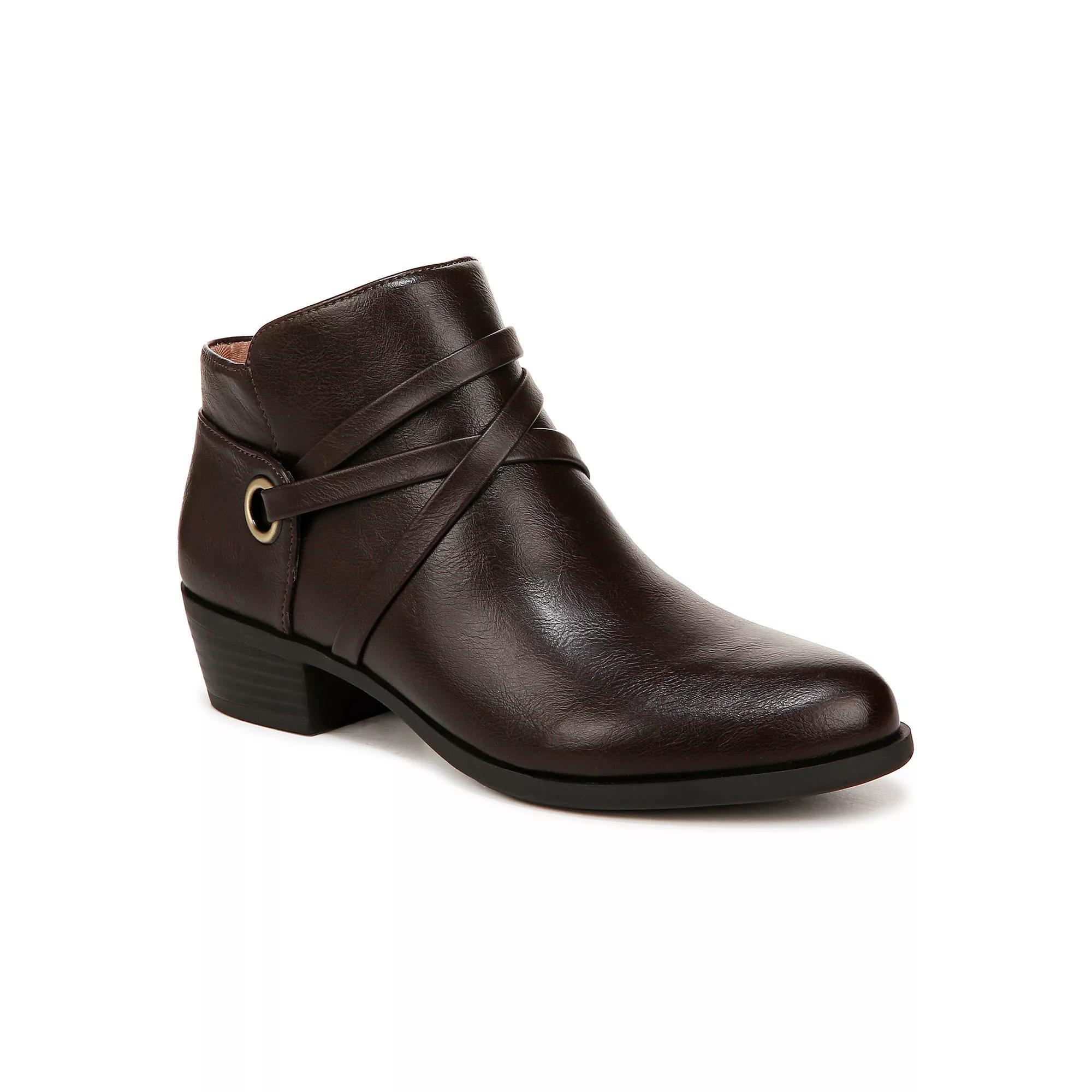 LifeStride Amara Women's Ankle Boots, Size: 8.5 Wide, Dark Brown Product Image