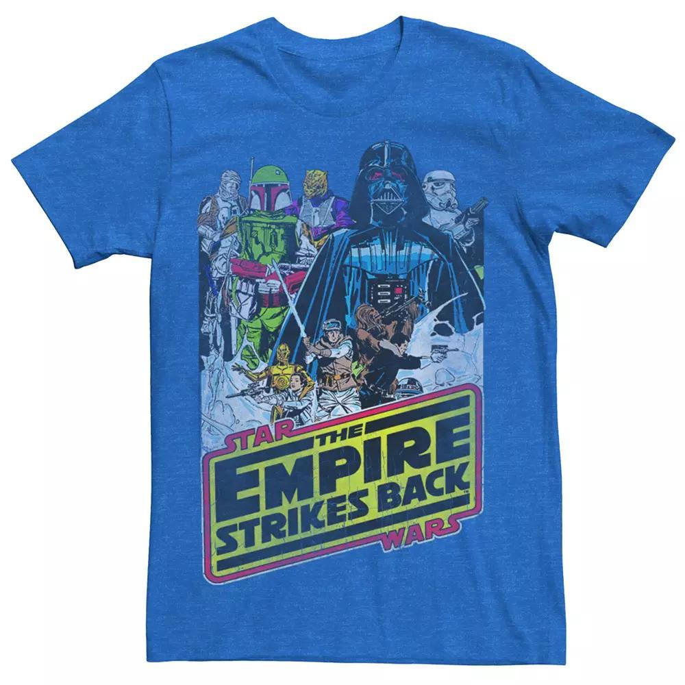 Men's Star Wars Empire Strikes Back Hoth Poster Tee, Size: Small, Royal Grey Product Image