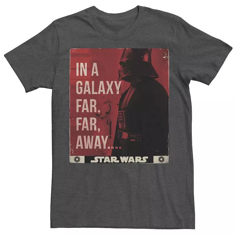 Mens Star Wars Darth Vader In A Galaxy Far Far Away Tee Grey Heather Product Image