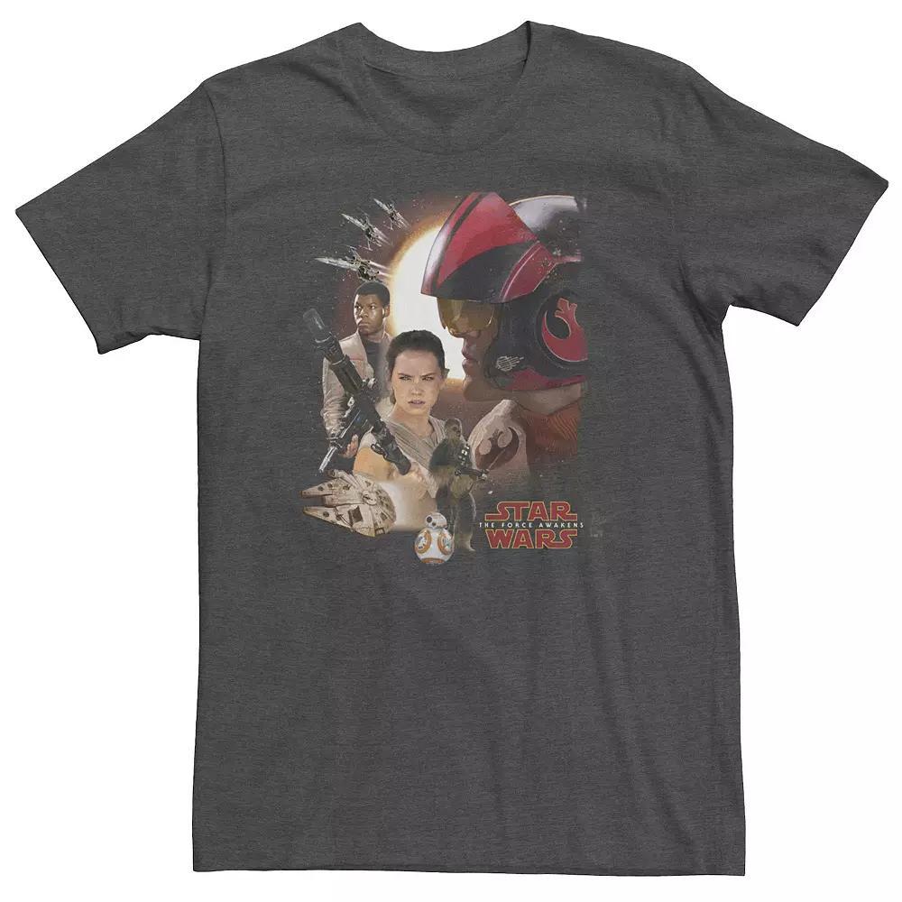 Men's Star Wars BB-8 Astromech Schematic Graphic Tee, Size: Small, Navy Grey Product Image