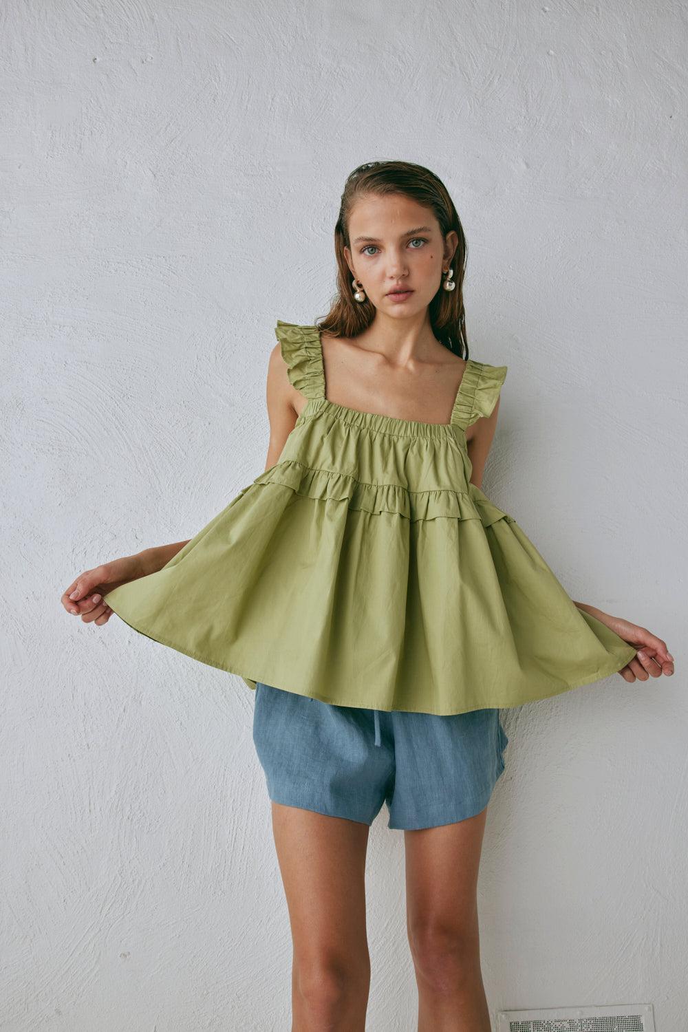 Rossana Top Aloe Product Image