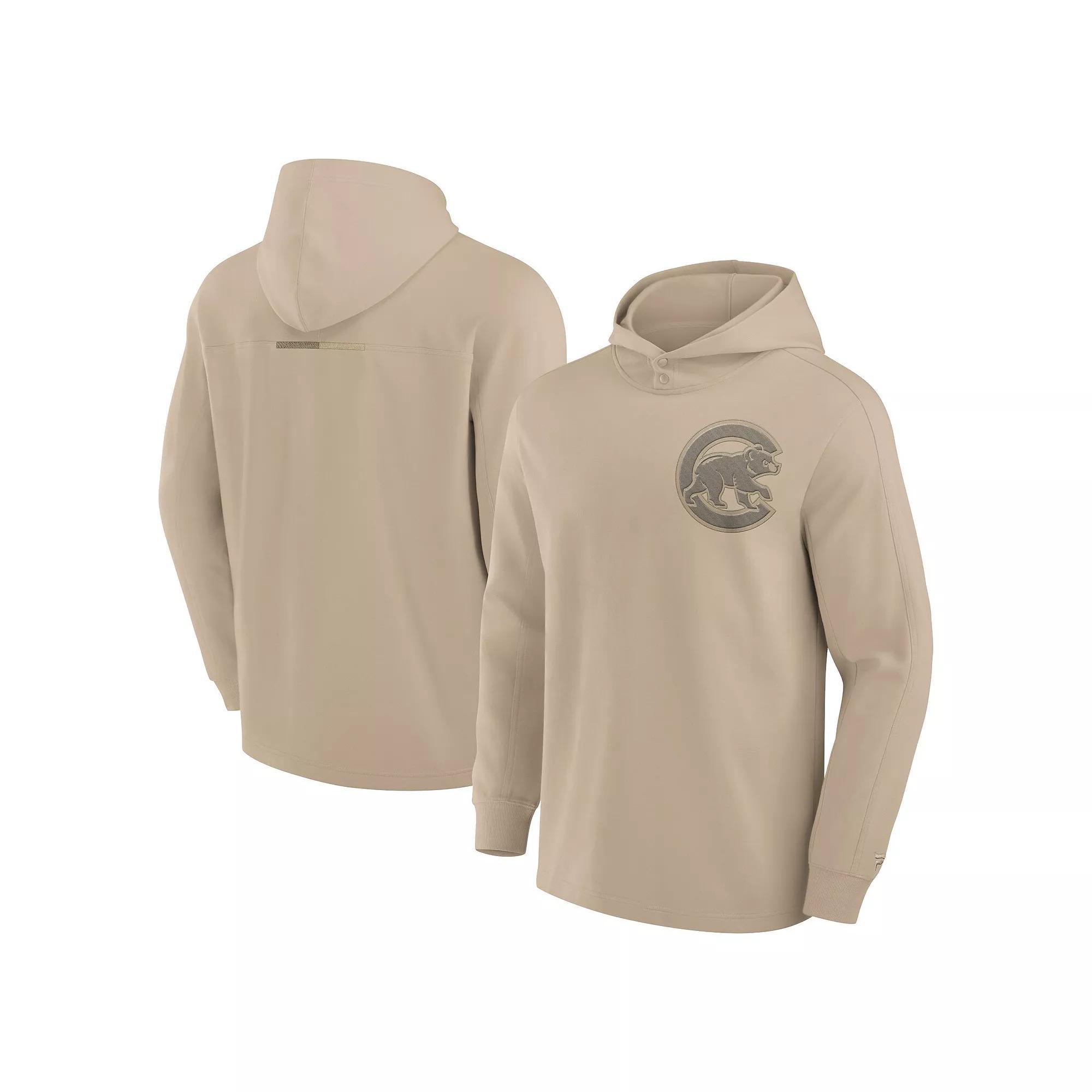 Men's Fanatics Signature Khaki Chicago White Sox Elements Lightweight Fleece Hoodie, Size: 4XL, Beig K Product Image