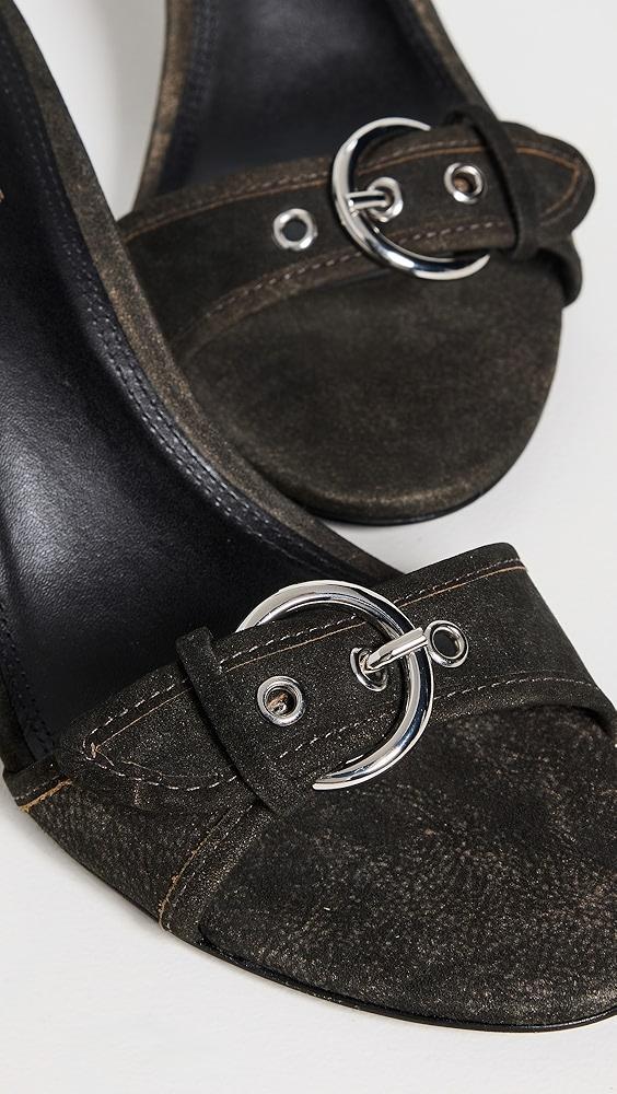 Black Suede Studio Lenny Pumps 65mm | Shopbop Product Image