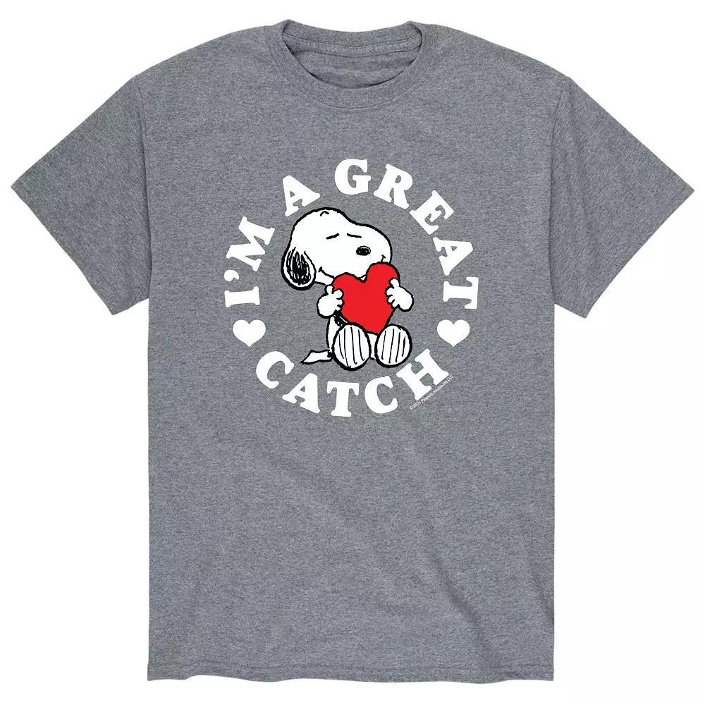 Mens Peanuts Great Catch Tee Product Image