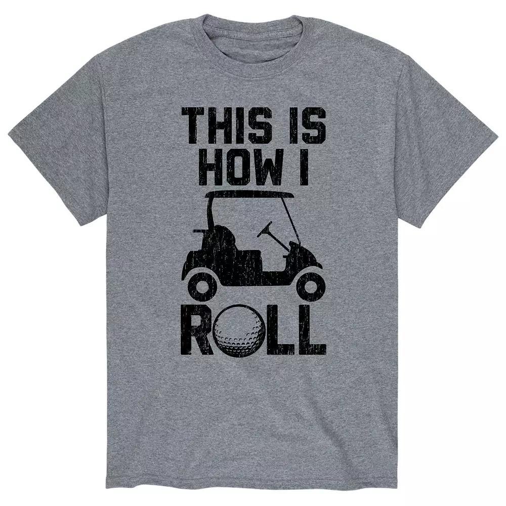 Mens How I Roll Golf Tee Product Image