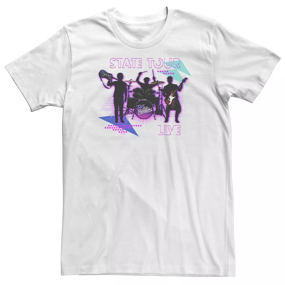 Big & Tall Julie And The Phantoms State Tour Live Tee, Men's, Size: XL Tall, White Product Image
