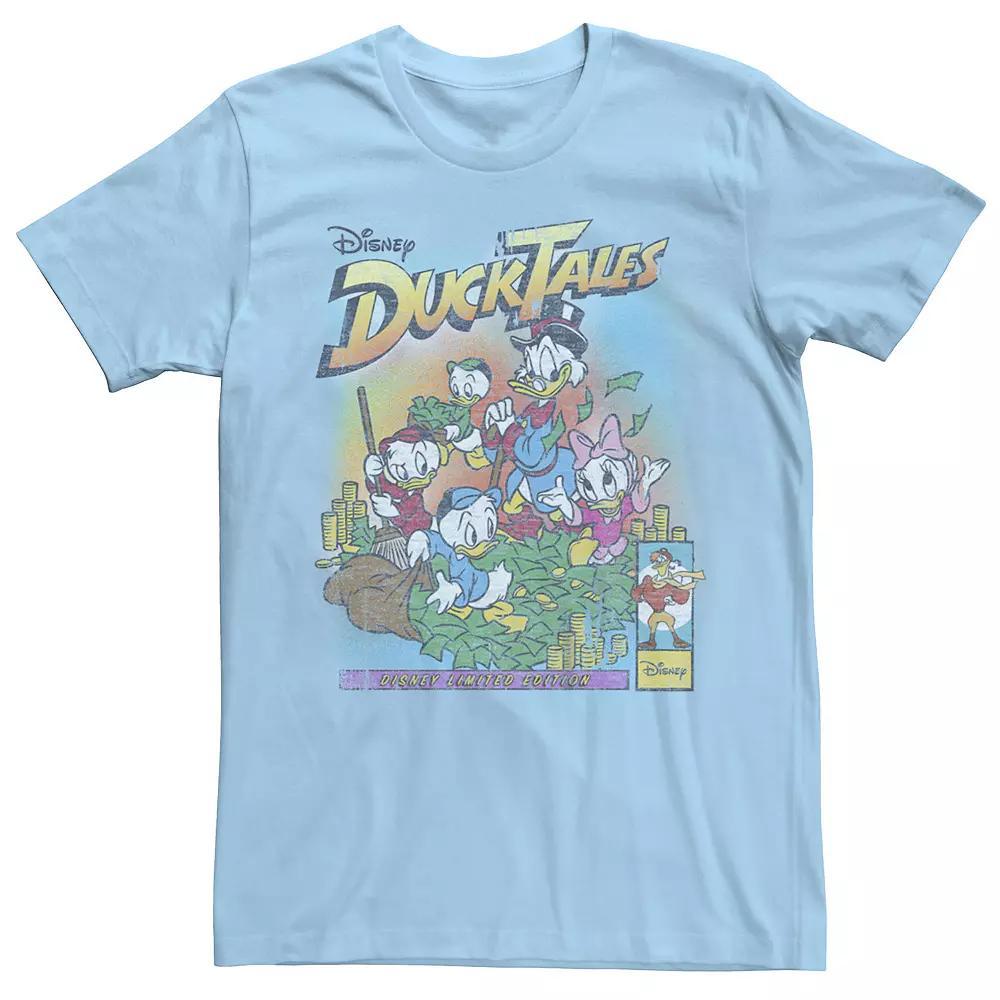 Disney's DuckTales Men's Limited Edition Retro Group Shot Graphic Tee, Size: XXL, Light Blue Product Image