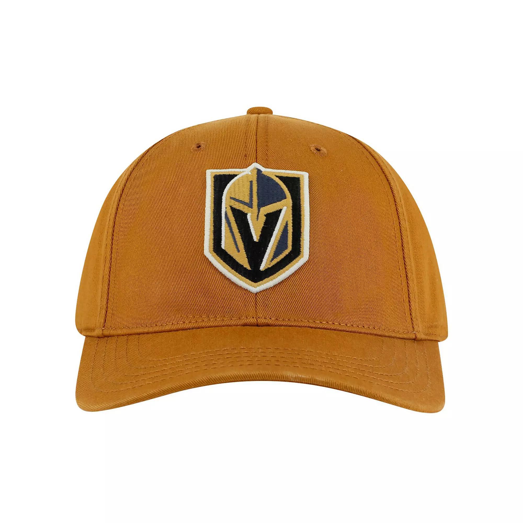Men's American Needle  Tan Vegas Golden Knights Hepcat Washed Twill Adjustable Hat, Lvk Team Product Image