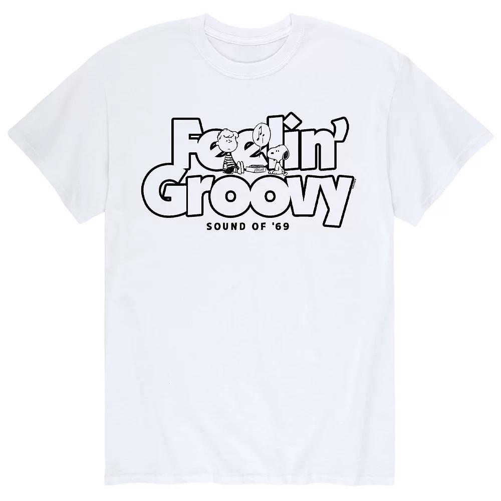 Mens Peanuts Snoopy Feeling Groovy Tee Product Image