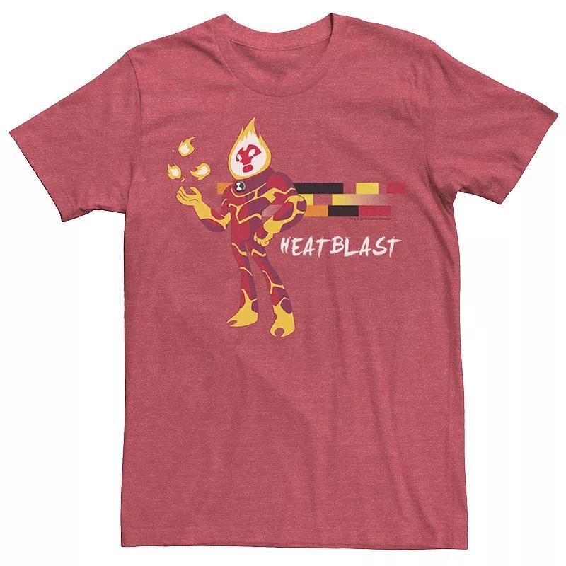 Mens Ben 10 Heatblast Tee Red Grey Product Image
