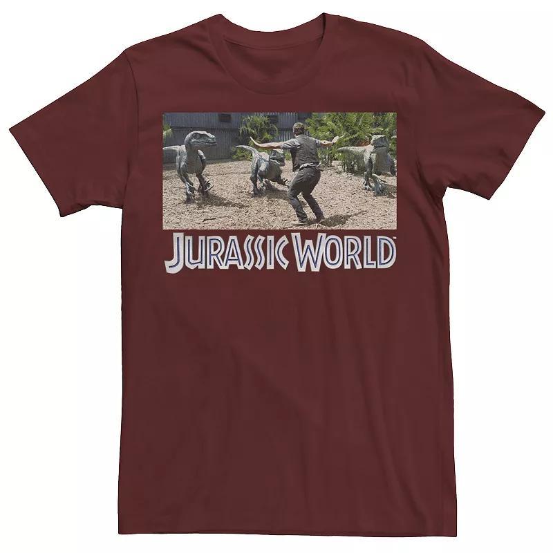 Mens Jurassic World Owen Raptor Pack Trainer Graphic Tee Product Image