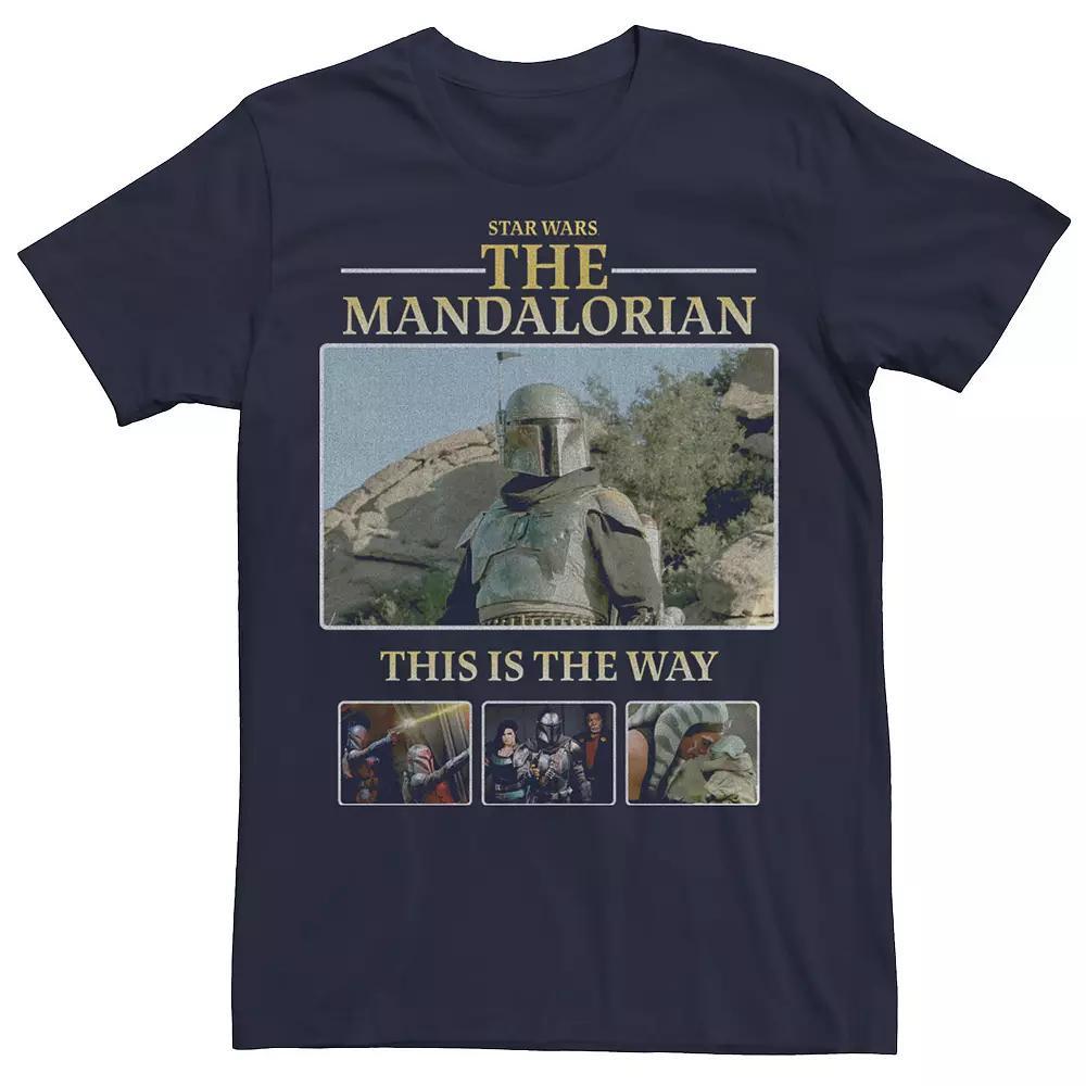 Big & Tall Star Wars: The Mandalorian "This Is The Way" United R14 Tee, Men's, Size: 3XL, Blue Product Image