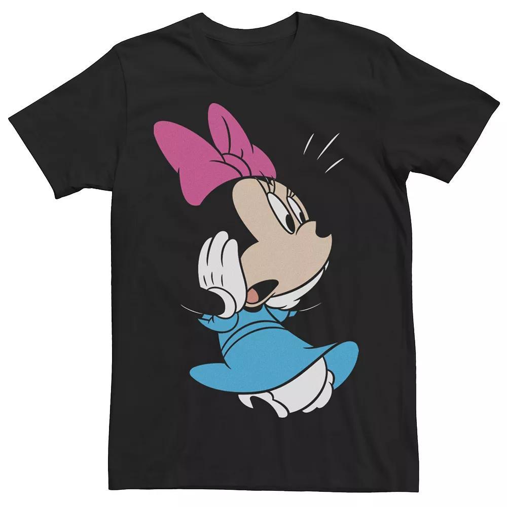 Men's Mickey Classic Minnie Poster Tee, Size: Large, Black Product Image