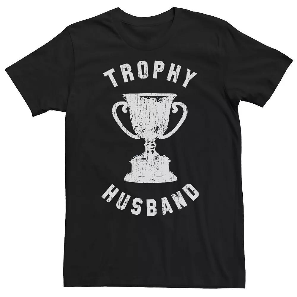 Big & Tall Trophy Husband Graphic Tee, Men's, Size: 4XB, Black Product Image