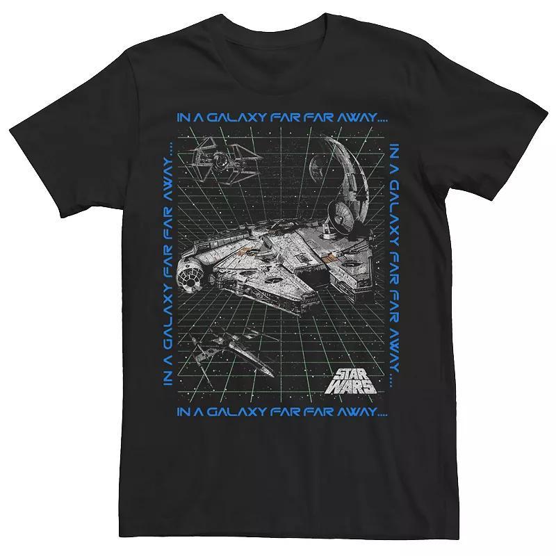 Men's Star Trek Original Series Enterprise Geo Lines Tee, Size: XXL, Black Product Image