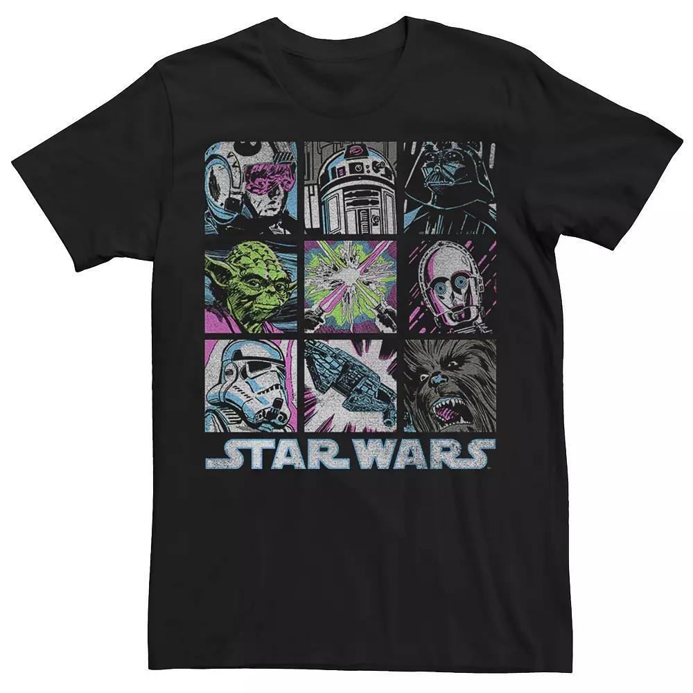 Men's Star Wars 9 Up Wars Tee, Size: Medium, Black Product Image
