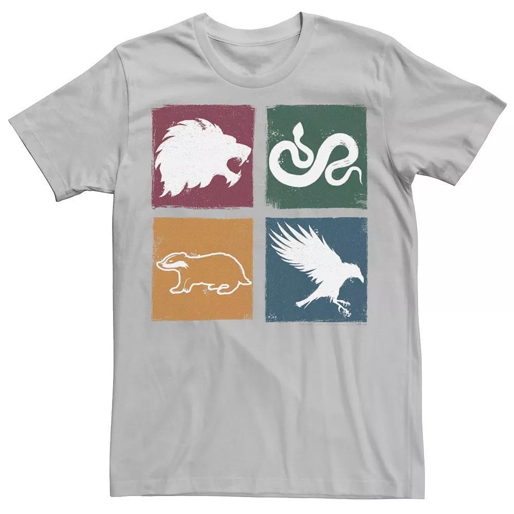 Men's Harry Potter Simple House Crest Box Up Tee, Size: Large, Black Product Image