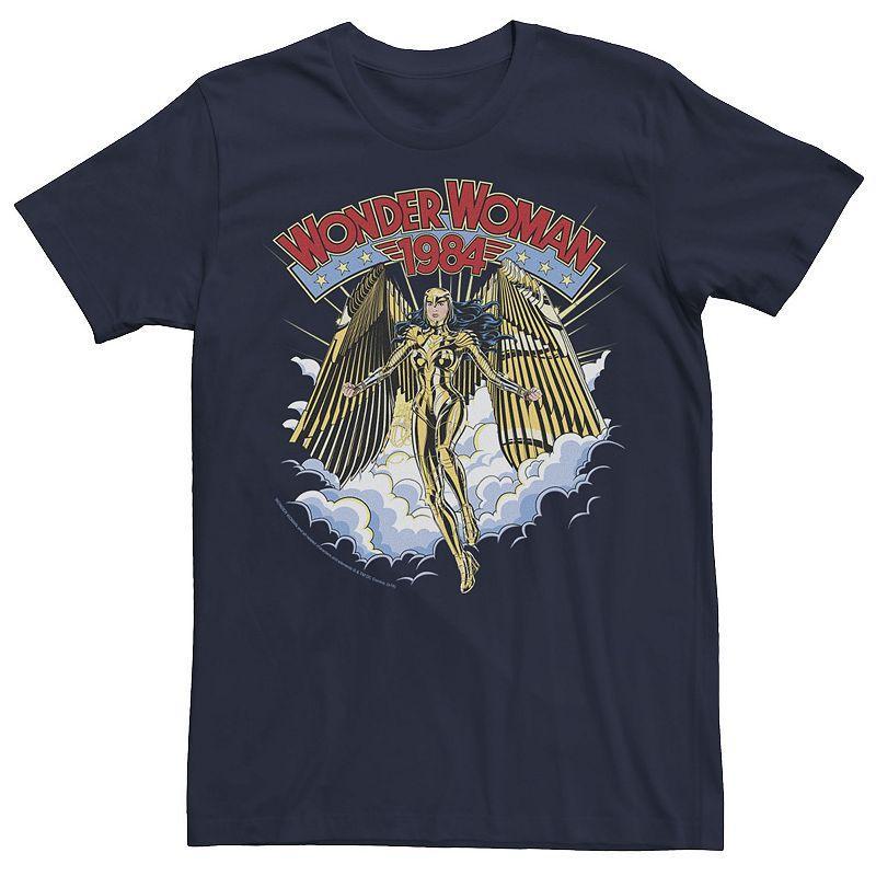 Big & Tall DC Comics Wonder Woman 1984 Gold Suit Clouds Portrait Tee, Men's, Size: LT, Blue Product Image