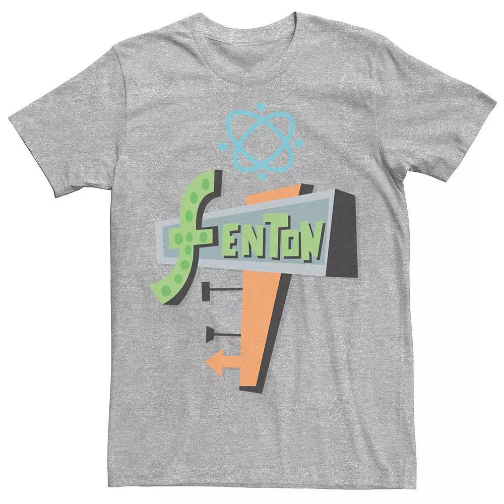 Men's Nickelodeon Danny Phantom Fenton Science Logo Tee, Size: Medium, Silver Product Image