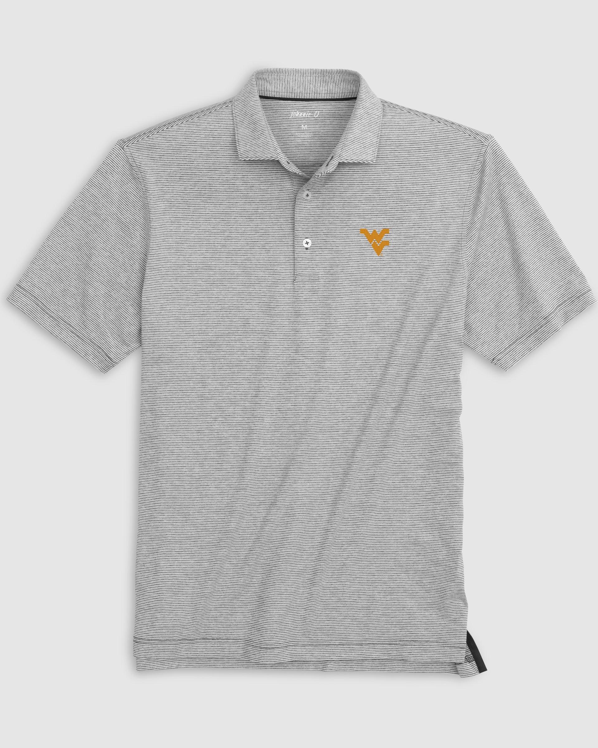 Los Angeles Dodgers Lyndonn Striped Jersey Performance Polo - 2024 World Series Champions Logo Male Product Image