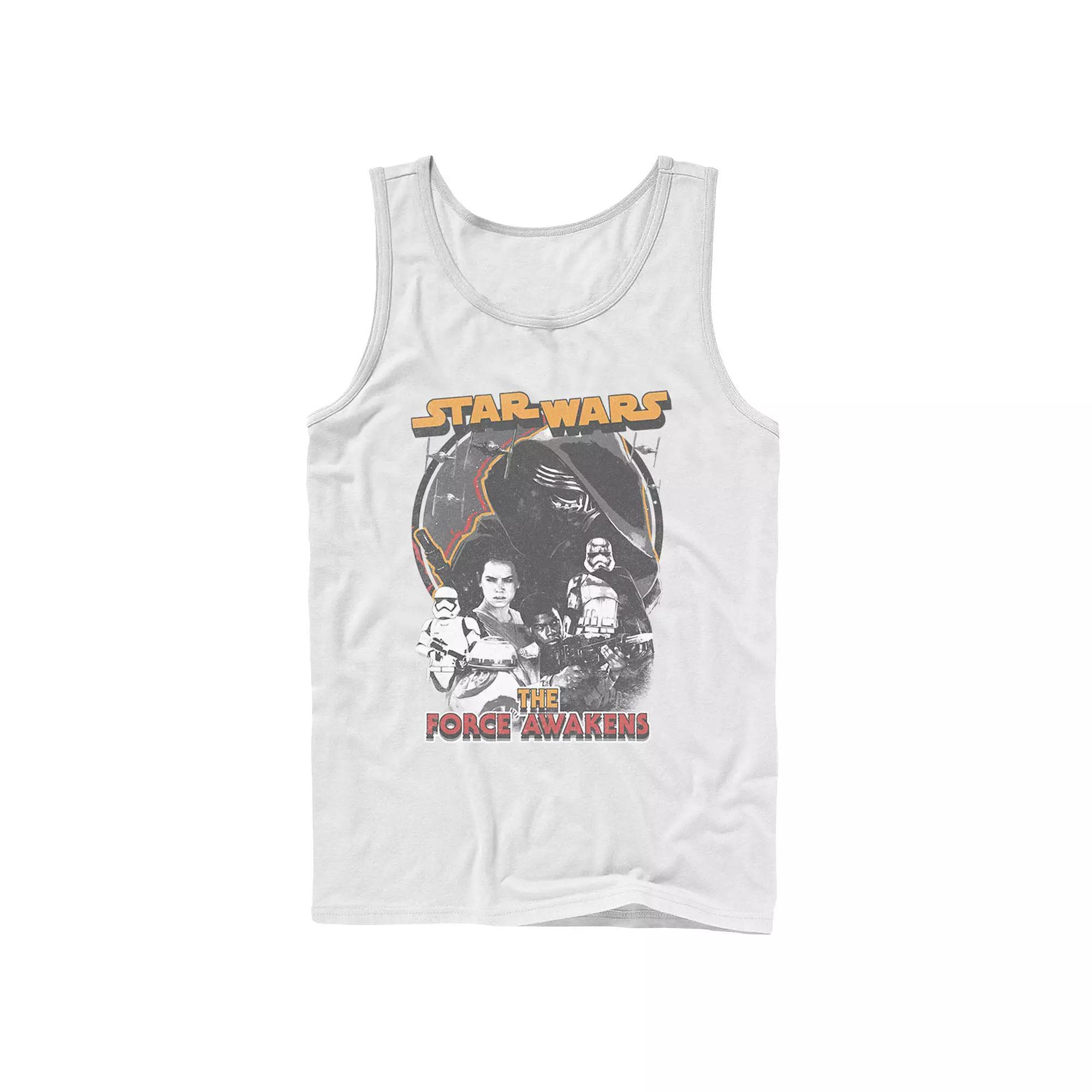 Mens Star Wars The Force Awakens Group Poster Tank Top Product Image