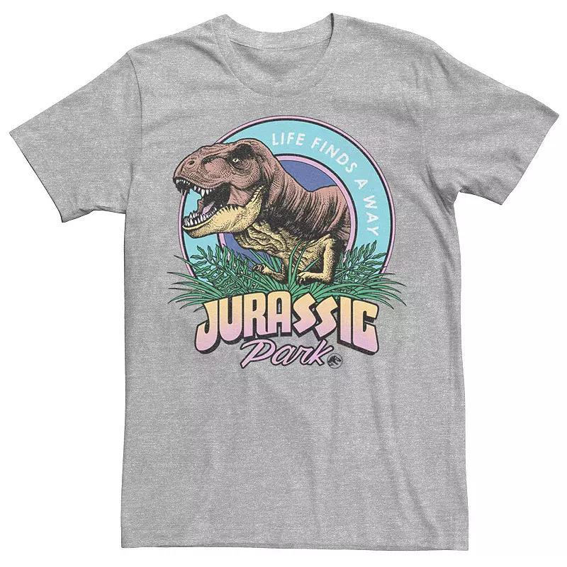 Men's Jurassic Park Life Finds A Way Vibrant Graphic Tee, Size: XL, Red Product Image
