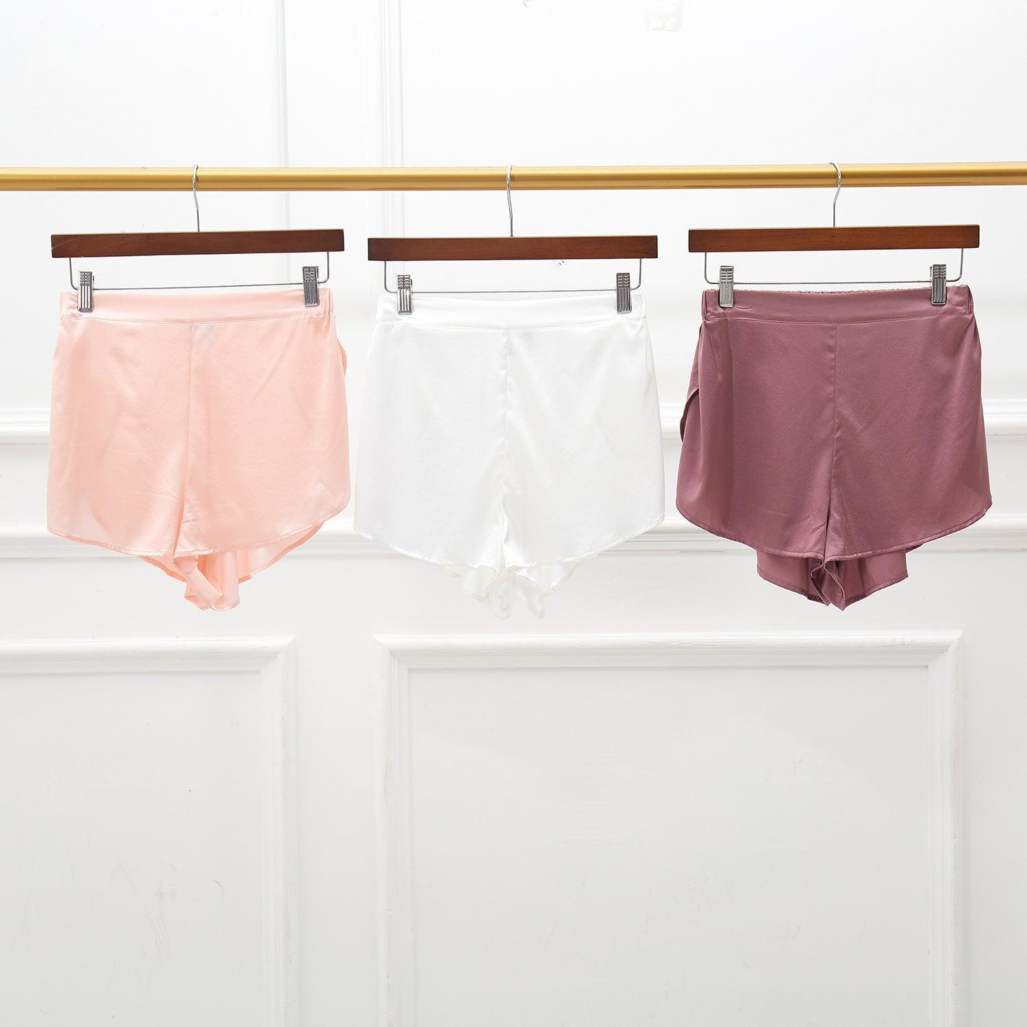 Custom Bralettes and Shorts Set | 19 Momme Silk Charmeuse Product Image