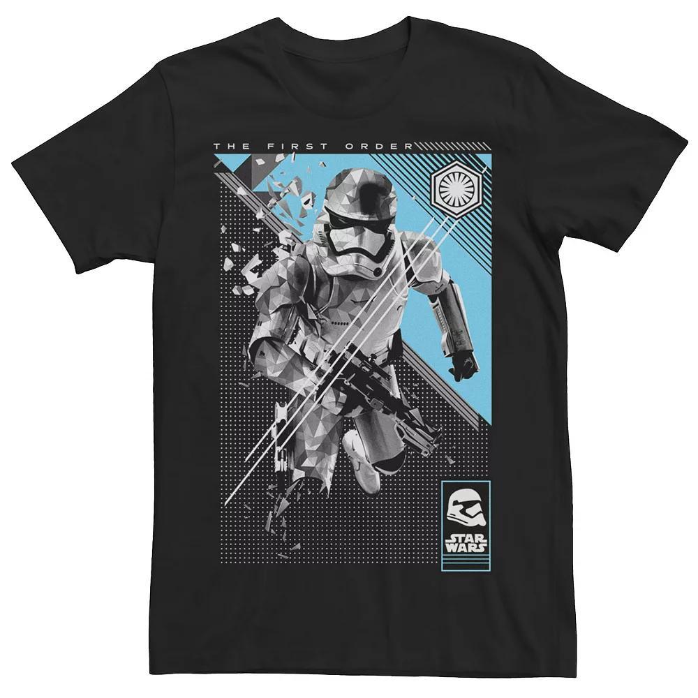 Men's Star Wars Poly Stormtrooper Poster Tee, Size: XL, Black Product Image